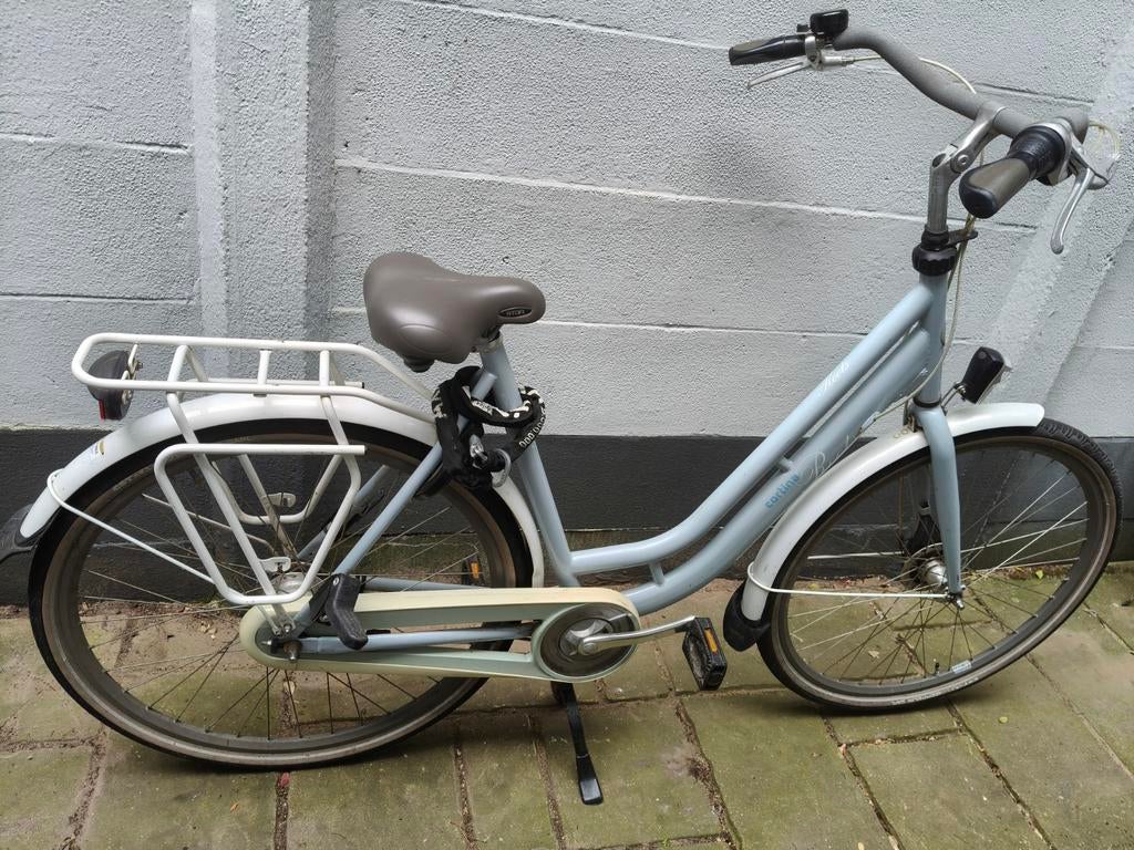 Cortina Roots moederfiets met 7 versnellingen, Fietsen en Brommers, Fietsen | Dames | Moederfietsen, Gebruikt, Velgrem, Versnellingen