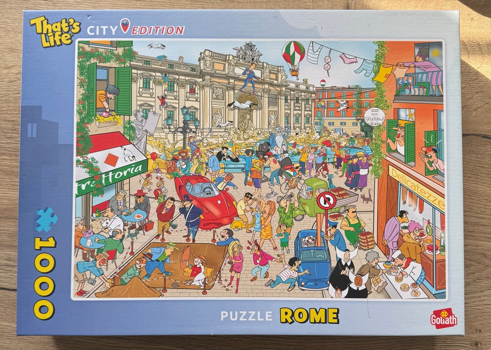 4x That's Life City Edition Puzzels 1000 stukjes, Ophalen of Verzenden, 500 t/m 1500 stukjes, Zo goed als nieuw, Legpuzzel
