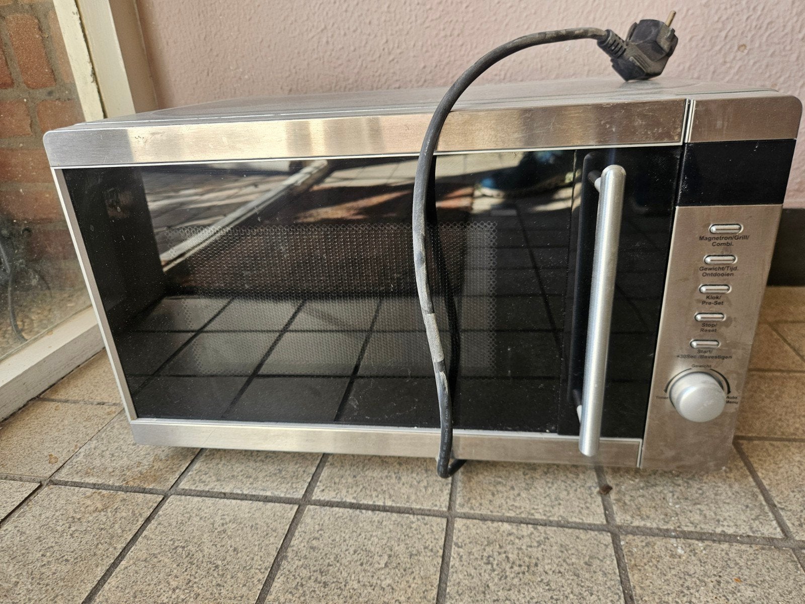 Blokker Combimagnetron - Model 1705733, Witgoed en Apparatuur, Ophalen, Combimagnetron, Gebruikt, Grill
