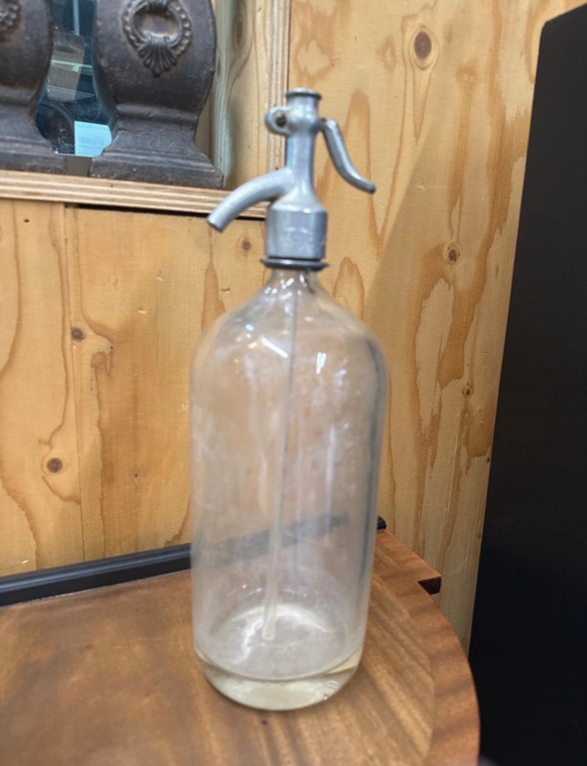 Vintage Sifonsoda / Spuitfles - Decoratief Glaswerk, Ophalen of Verzenden