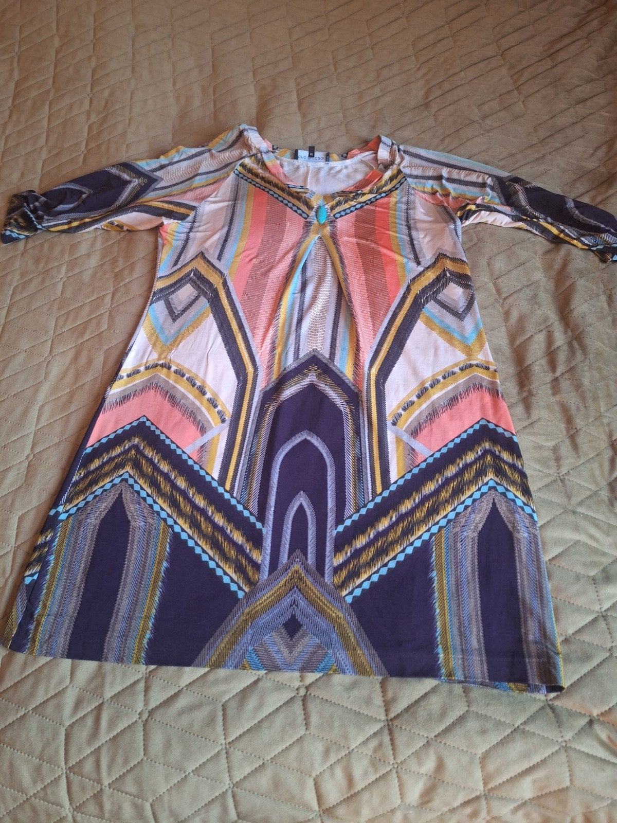 Ana Alcazar Jurk Maat 42 - Kleurrijk en Comfortabel, Kleding | Dames, Jurken, Meerkleurig, Maat 42/44 (L), Ophalen of Verzenden
