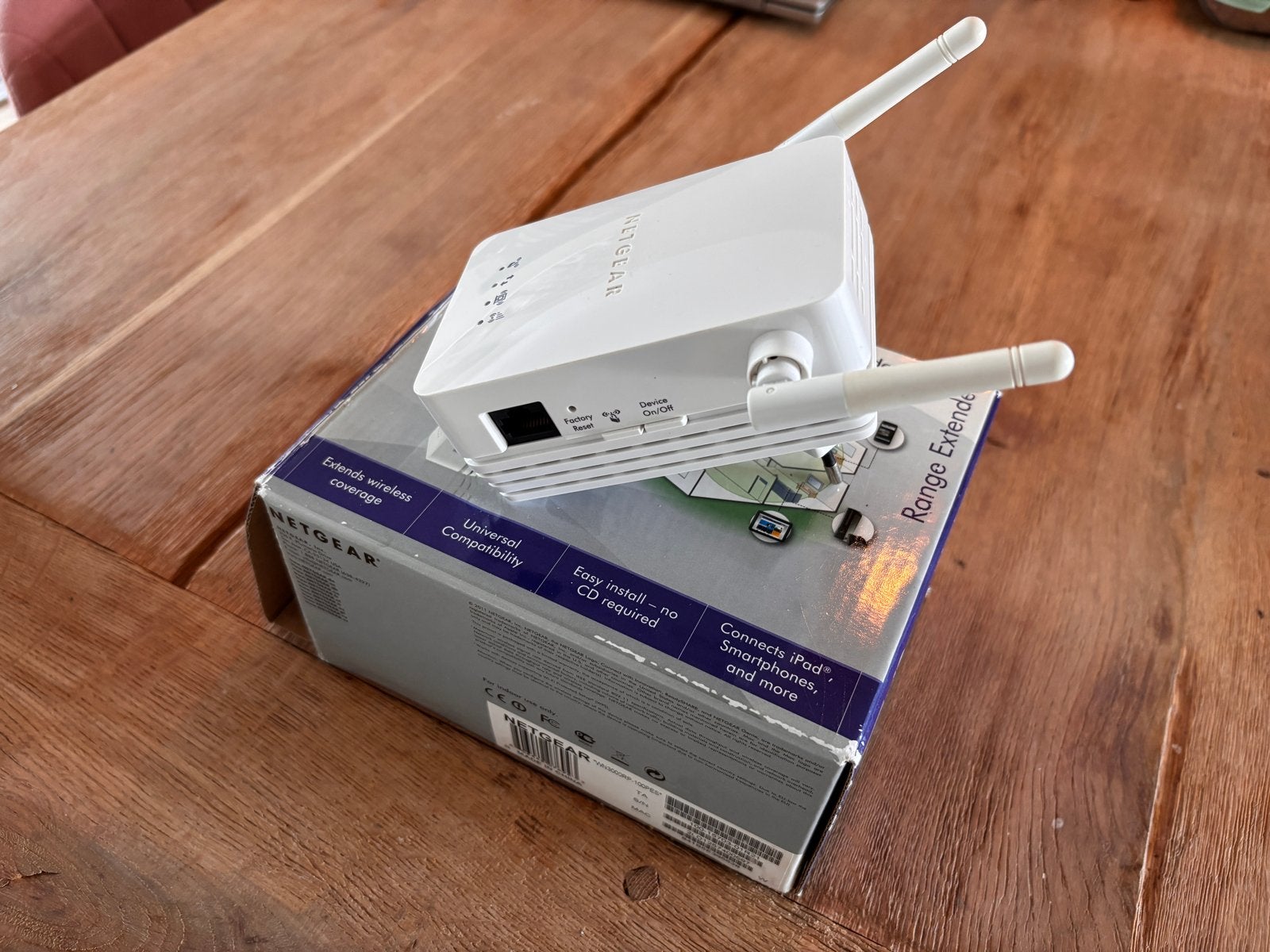 NETGEAR Universal WiFi Range Extender WN3000RP, Ophalen of Verzenden, Gebruikt