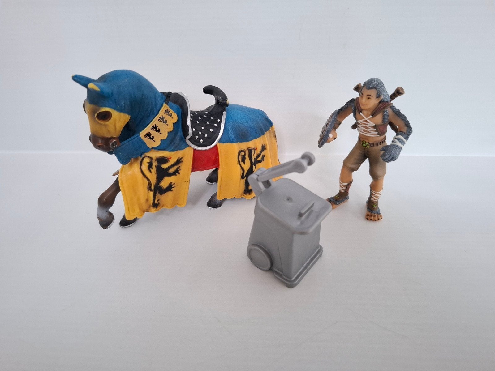 Lot allerlei Schleich items figuur dier en onderdeel, Ophalen, Gebruikt