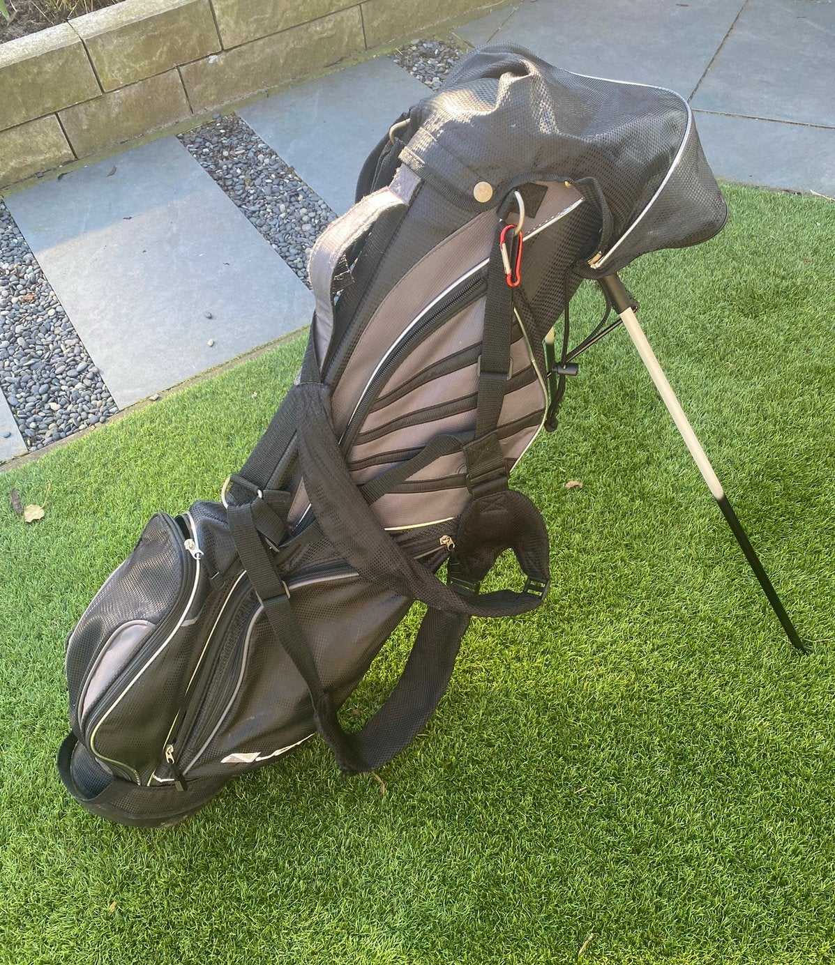 Njoy standbag 5 vaks met schouderband, Sport en Fitness, Ophalen of Verzenden, Zo goed als nieuw, Tas