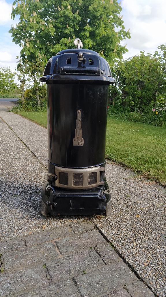 Thebo kachel, Huis en Inrichting, Kachels, Ophalen, Gebruikt, Elektrisch, Houtkachel