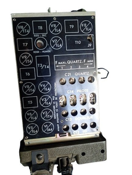 Jaren 50 Franse leger radio ER-40-A, ., Ophalen of Verzenden, ., Landmacht