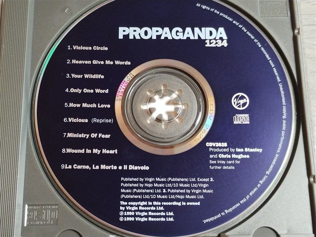 Propaganda ‎– 1234, Ophalen of Verzenden, Zo goed als nieuw, Pop