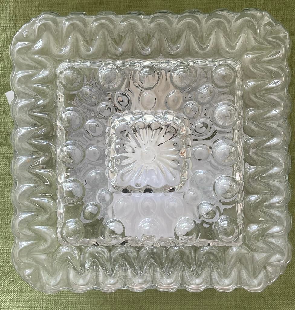 Massive bubbelstructuur vaderdag Tynell  jaren  60, Huis en Inrichting, Lampen | Plafondlampen, Ophalen of Verzenden, Zo goed als nieuw
