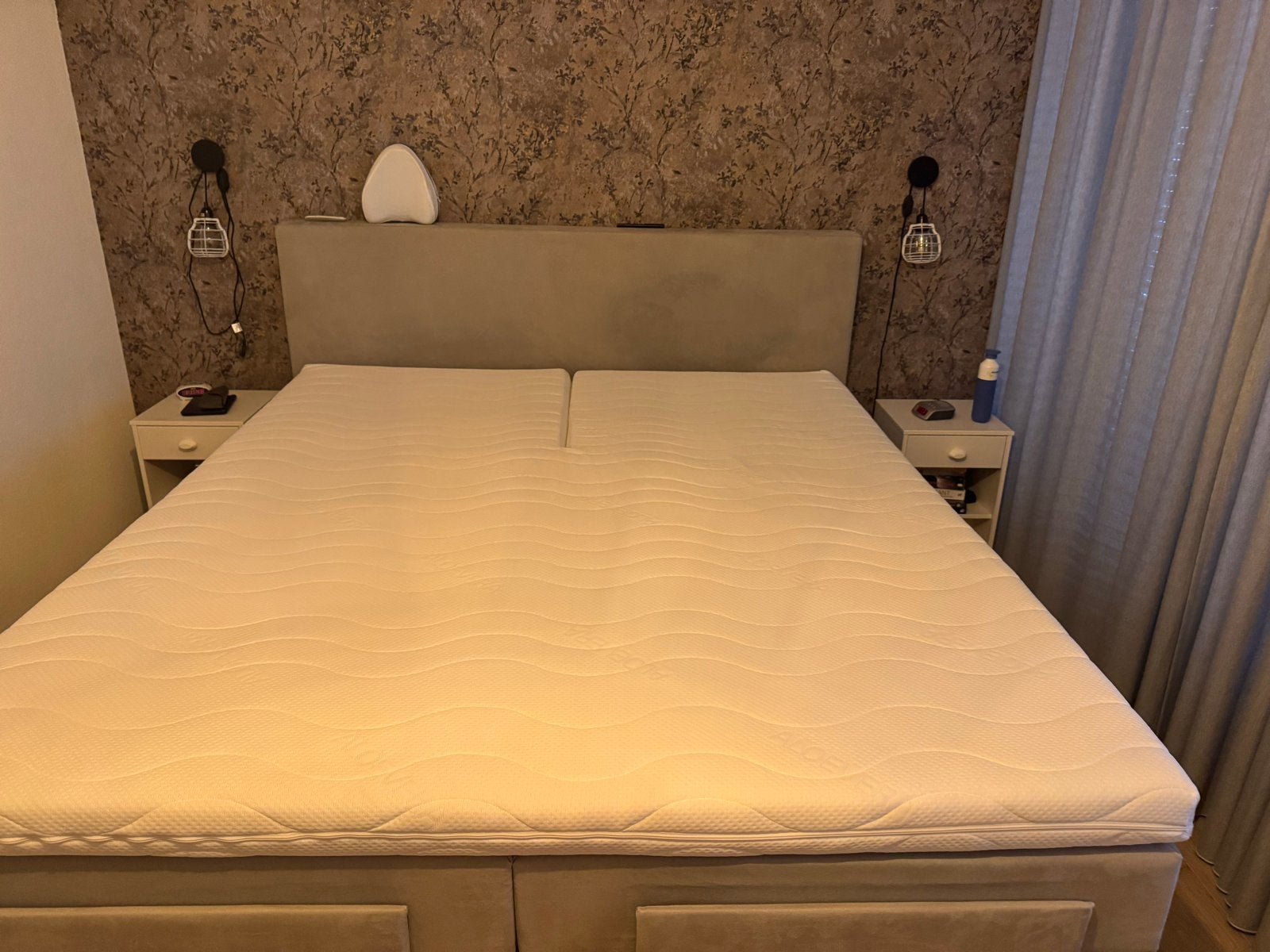 Splittopper matras HR50 180x210, Ophalen, 210 cm, Tweepersoons, Zo goed als nieuw