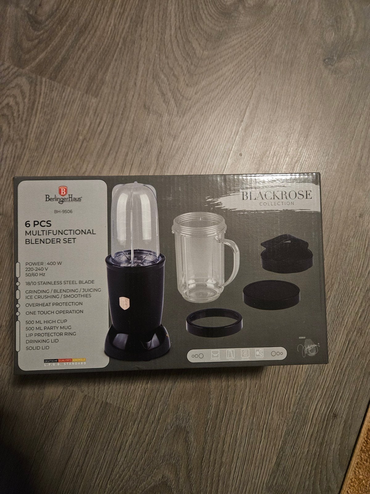 Berlinger Haus BH-9506 Multifunctionele Blender Set, Witgoed en Apparatuur, Ophalen of Verzenden, Nieuw, Blender