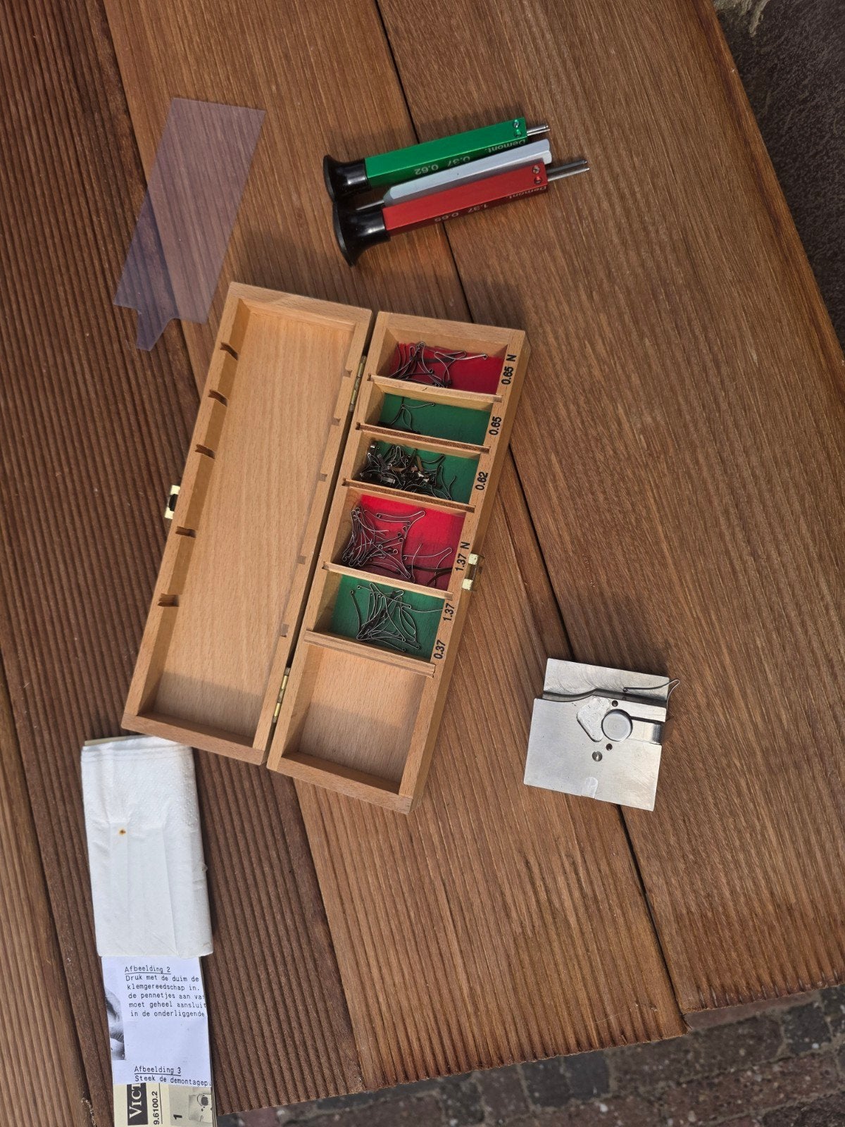 Victorinox gereedsschap setje veertjes., Verzamelen, Ophalen of Verzenden, Zo goed als nieuw