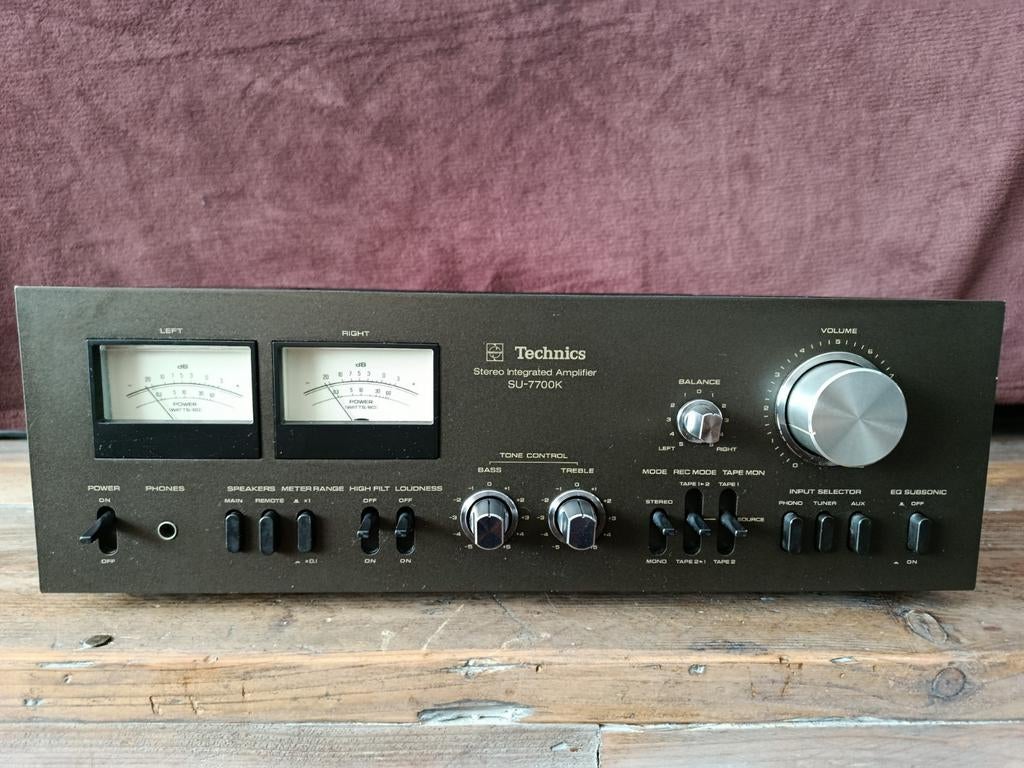Technics SU-7700K Stereo Geïntegreerde Versterker, Overige merken, Gebruikt, Ophalen of Verzenden, 60 tot 120 watt