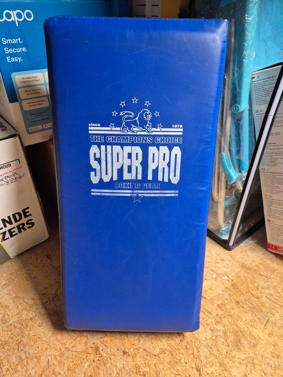 Super Pro Boxing Gear Stootkussen - Blauw, Ophalen, Gebruikt, Boks-accessoire