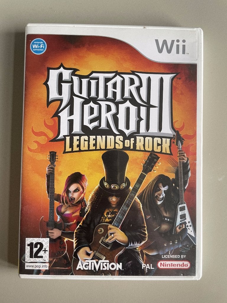 Guitar Hero III Legends of Rock Nintendo Wii, Muziek, Gebruikt, 1 speler, Ophalen of Verzenden