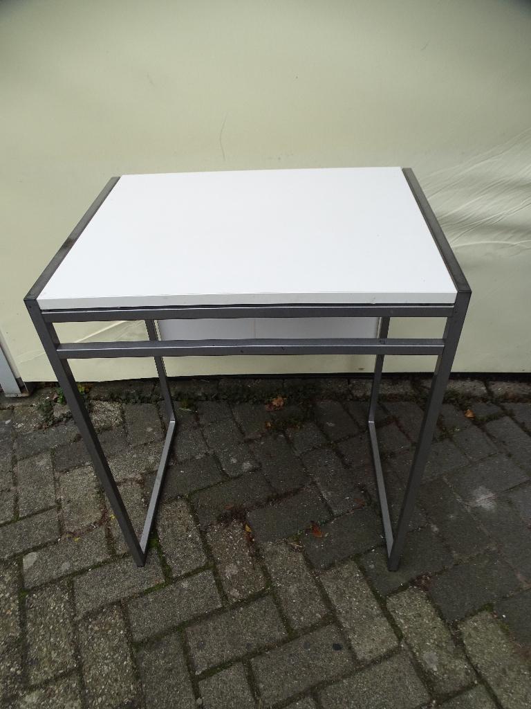Keukentafel, compact, Huis en Inrichting, Tafels | Eettafels, Ophalen, Overige materialen, Gebruikt, 100 tot 150 cm