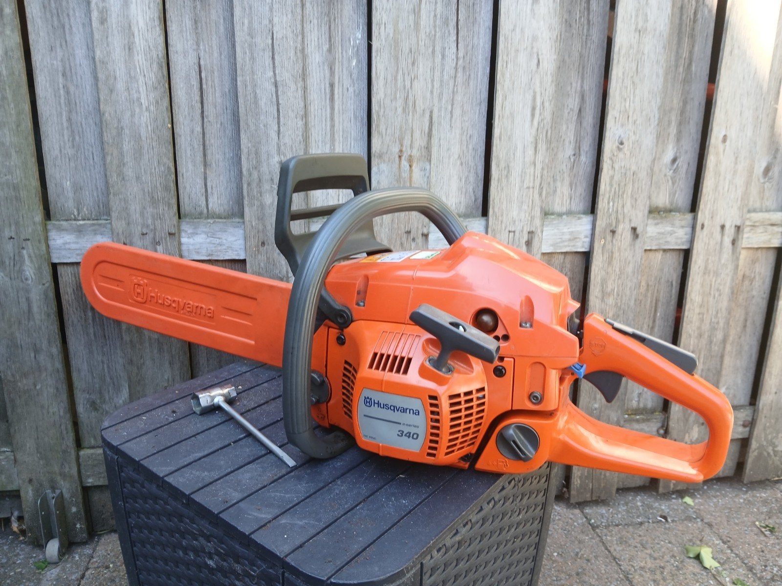 Husqvarna 340 easy-start kettingzaag motorzaag, Tuin en Terras, Hand-tuingereedschap, Ophalen of Verzenden, Gebruikt, Overige soorten