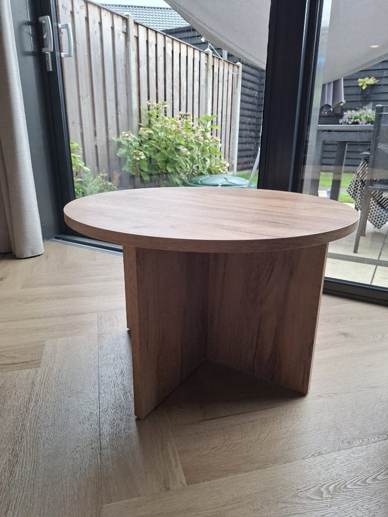 Bijzettafel / Salontafel (KALVEHAVE van Jysk), Minder dan 55 cm, Gebruikt, Rond, Ophalen