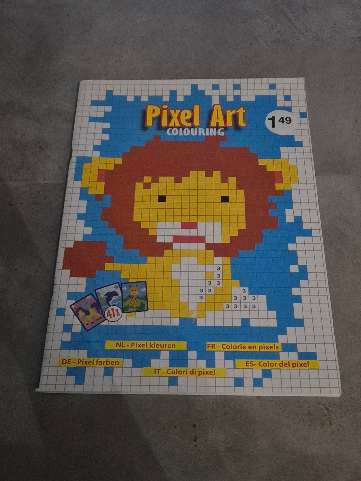 Pixel Art Kleurboek - Zo goed als nieuw, Ophalen, Zo goed als nieuw, Papier, Schets- of Tekenboek