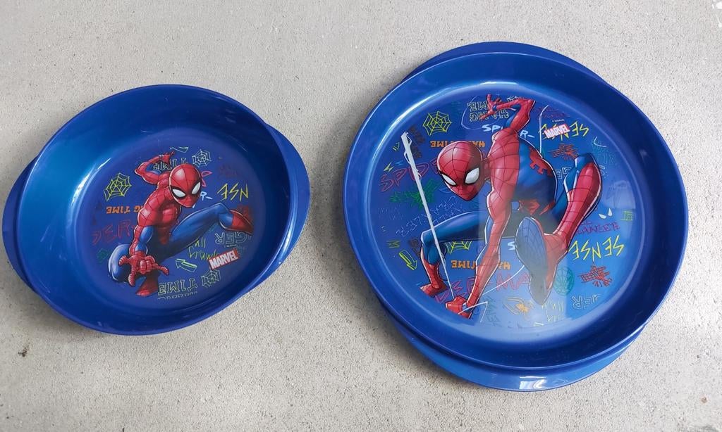 Spiderman set - 2 stuks, Ophalen, Overige materialen, Overige typen, Zo goed als nieuw