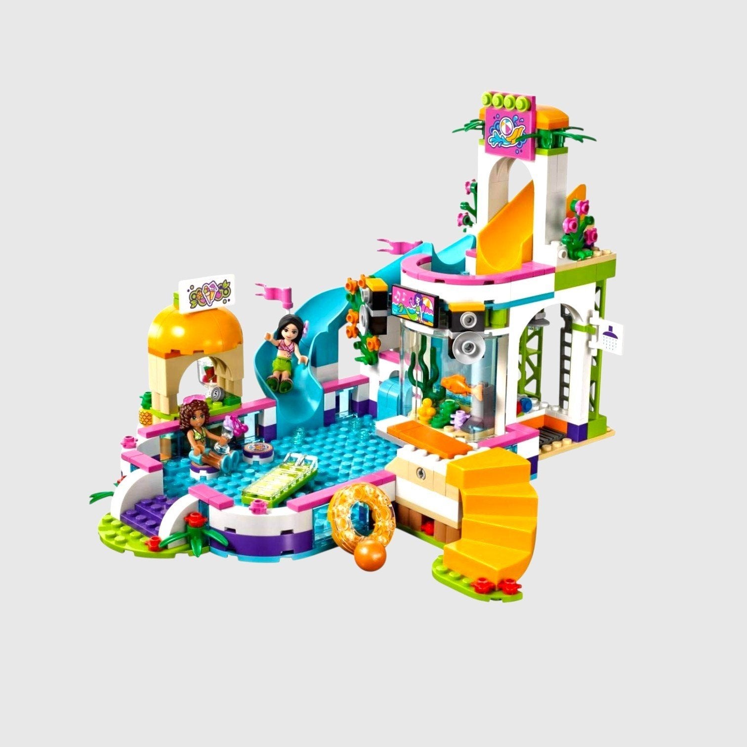 LEGO Friends 41313 Heartlake Zwembad – 2017 – Retired, Gebruikt, Lego, Overige typen, Friends