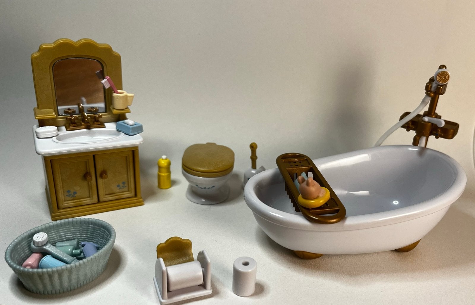 Sylvanian Families 5286: Badkamerset, Kinderen en Baby's, Speelgoed | Overig, Ophalen of Verzenden, Zo goed als nieuw, Jongen of Meisje