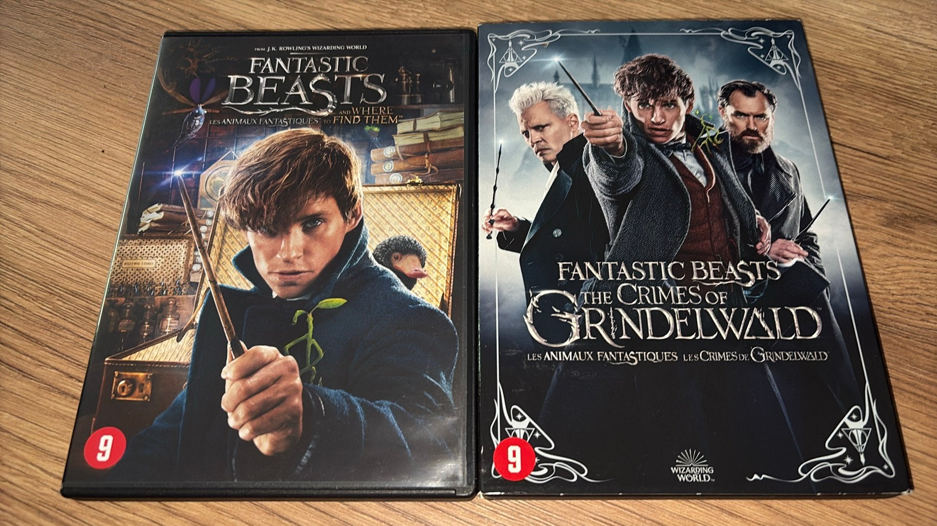 Fantastic Beasts 1 en 2 met Eddie Redmayne en Johnny Depp., Cd's en Dvd's, Vanaf 16 jaar, Ophalen of Verzenden, Zo goed als nieuw