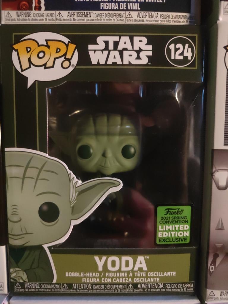 Yoda Funko Pop! 124 Star Wars 2021 Spring Convention, Ophalen of Verzenden