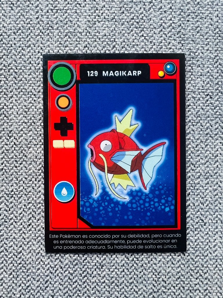 Magikarp 129 Card Pokedex Collection Nintendo Pokemon, Verzenden, Zo goed als nieuw, Losse kaart, Foil
