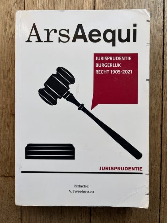 Ars Aequi - Jurisprudentie Burgerlijk recht 1905-2021, Ophalen of Verzenden, Zo goed als nieuw, Overige wetenschappen