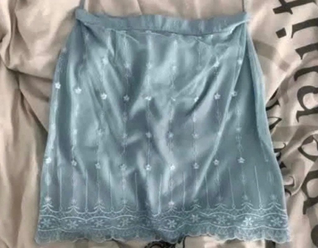 lichtblauw rokje van merk jürgen michaelsen in maat 40, Kleding | Dames, Rokken, Blauw, Zo goed als nieuw, Boven de knie, Ophalen