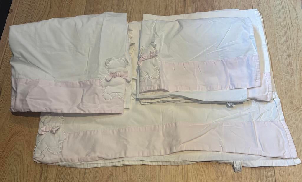 Twee ledikant dekens &Twee Dekens Nanan Licht roze, Ophalen of Verzenden, Zo goed als nieuw