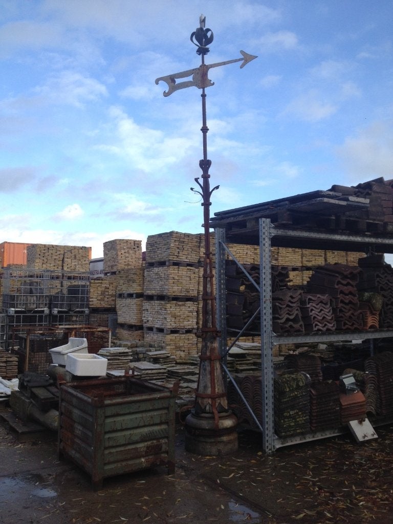Antieke windfaan van kerk circa 450 cm hoog., Ophalen, Gebruikt, Info@walstra.nl, Walstra