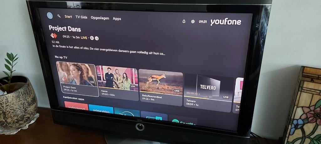 Te koop Loewe lcd tv in goede staat, Gebruikt, 50 Hz, LCD, 80 tot 100 cm