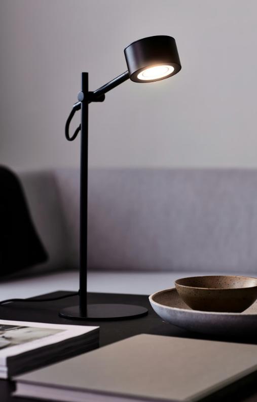 Design Bureaulamp / Tafellamp Nordlux Clyde LED Dimbaar, Huis en Inrichting, Lampen | Tafellampen, Ophalen of Verzenden, Gebruikt