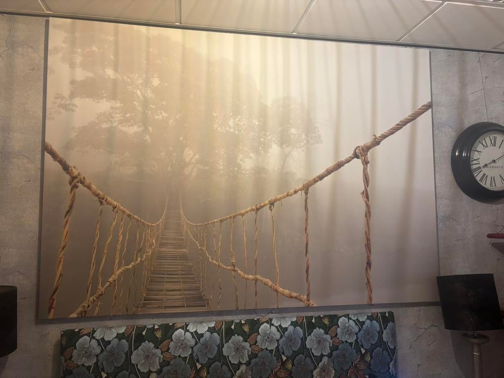Ikea touwbrug, Ophalen, 125 cm of meer, Zo goed als nieuw, Schilderij