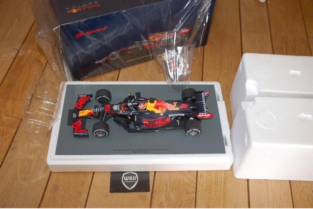 1:18 F1 RED BULL RB16B MAX VERSTAPPEN GP Dutch Spark WRH, Verzenden, Zo goed als nieuw, Auto, Overige merken