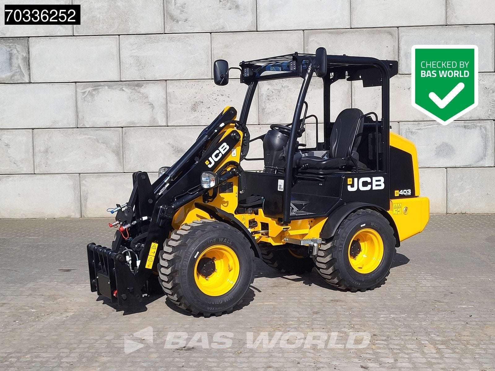 JCB 403 SP FACTORY WARRANTY - WEIDEMAN COUPLER - KUBOTA, Zakelijke goederen, Wiellader of Shovel