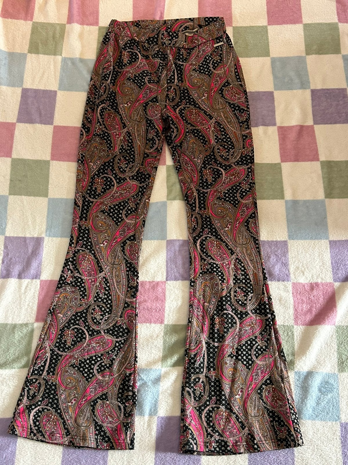 Colourful Rebel flared pants roze, maat M, Maat 38/40 (M), Nieuw, Ophalen of Verzenden, Roze