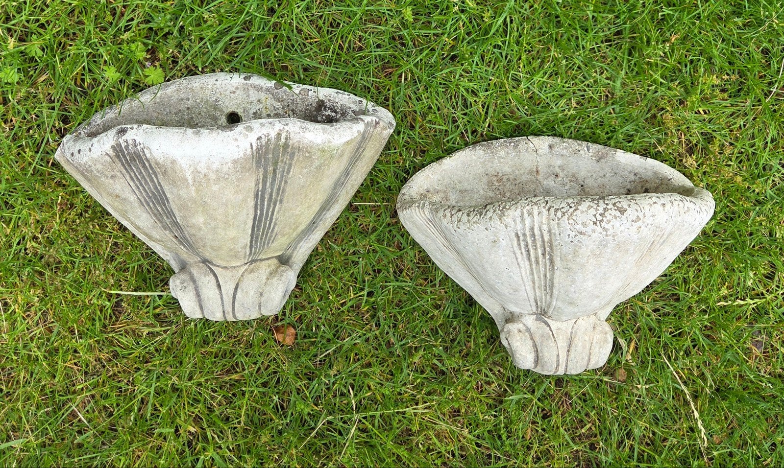 2 Hangende jardinières muurpotten, Ophalen, Gebruikt, Overige vormen