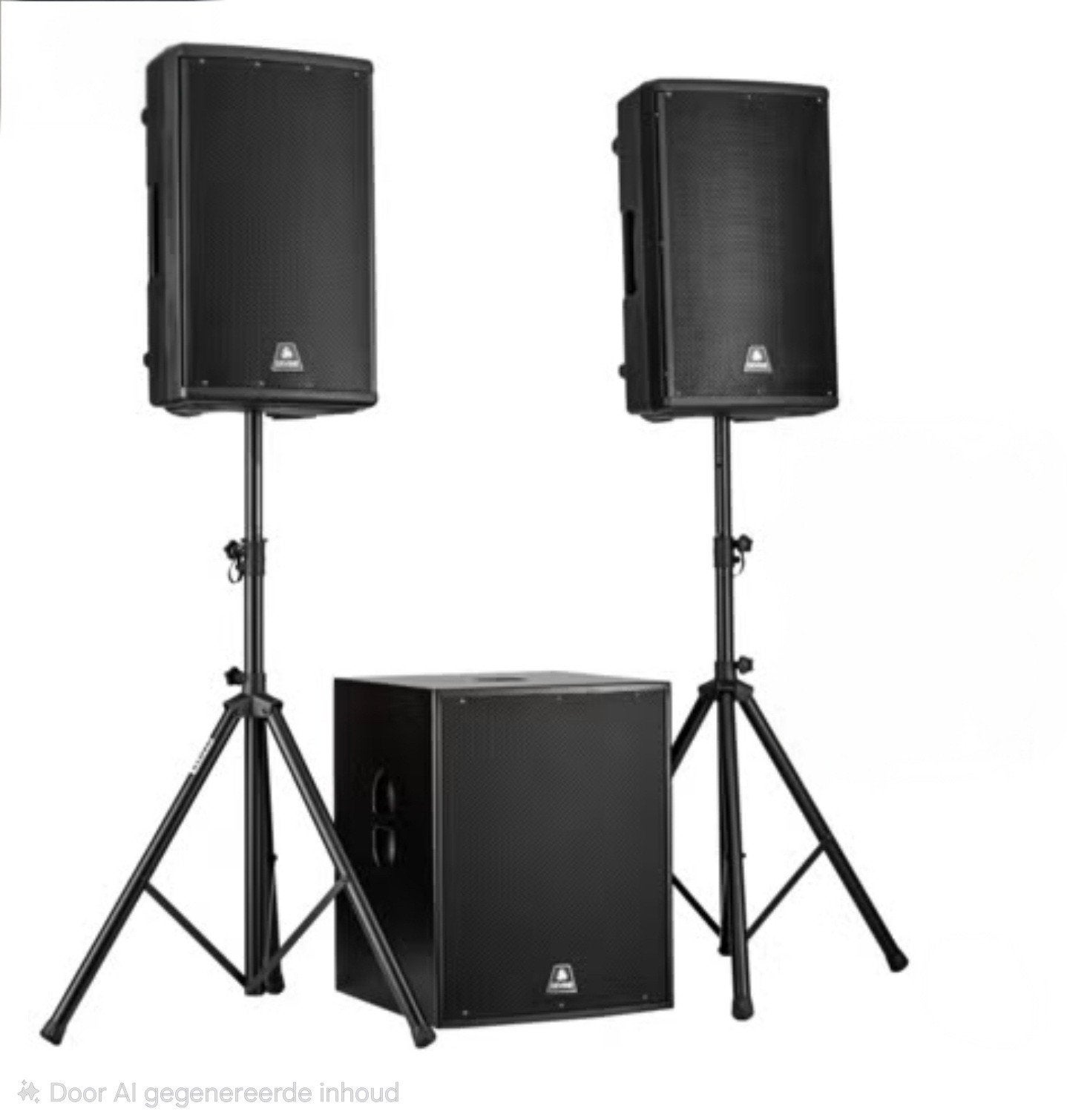 Complete Speakerset met Subwoofer, Statieven en Kabels, Muziek en Instrumenten, Versterkers | Keyboard, Monitor en PA, Ophalen of Verzenden