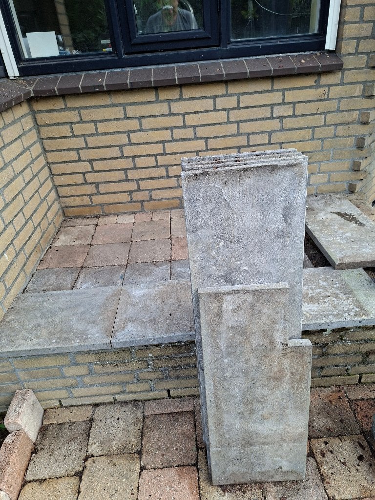 natuursteen, Tuin en Terras, Ophalen, Gebruikt, Overige typen, Natuursteen