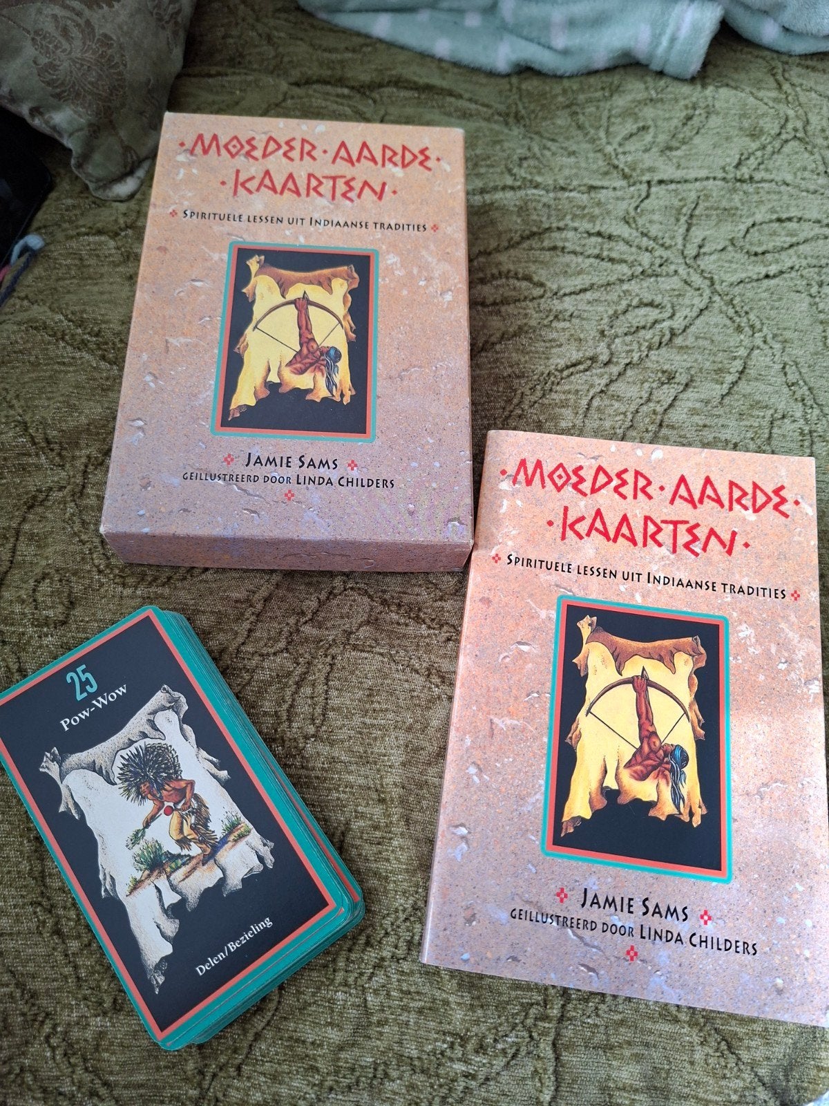 Moeder Aarde Kaarten: Spirituele Lessen Indiaanse Traditi, Spiritualiteit algemeen, Jamie Sams, Overige typen, Ophalen of Verzenden