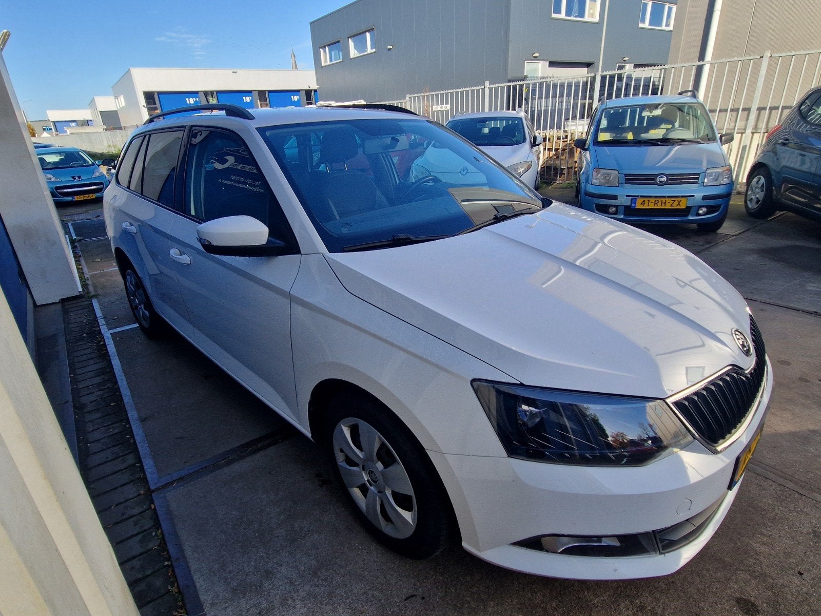 Skoda Fabia 1.4TDI 66KW Combi 2017 Wit, Auto's, Voorwielaandrijving, Wit, 3 cilinders, 1080 kg