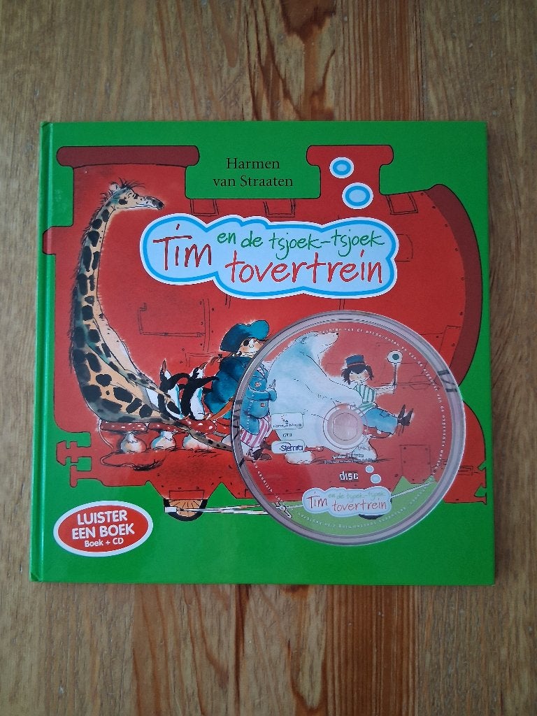 Tim en de tsjoek-tsjoek tovertrein (met cd), 5 of 6 jaar, Fictie algemeen, Jongen of Meisje, Harmen van Straaten