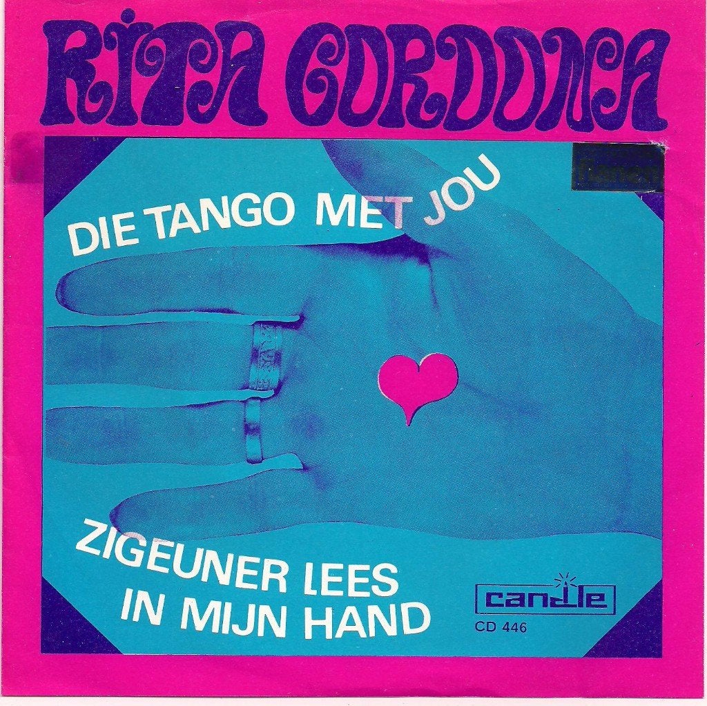 Rita Gordona- Die Tango met Jou, Verzenden, 7 inch, Levenslied of Smartlap, Fotohoes