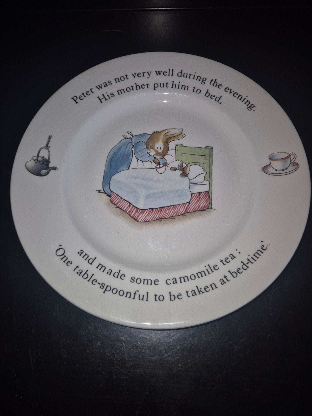 wedgewood Peter Rabit, Huis en Inrichting, Ophalen of Verzenden, Zo goed als nieuw, Aardewerk, Bord(en)