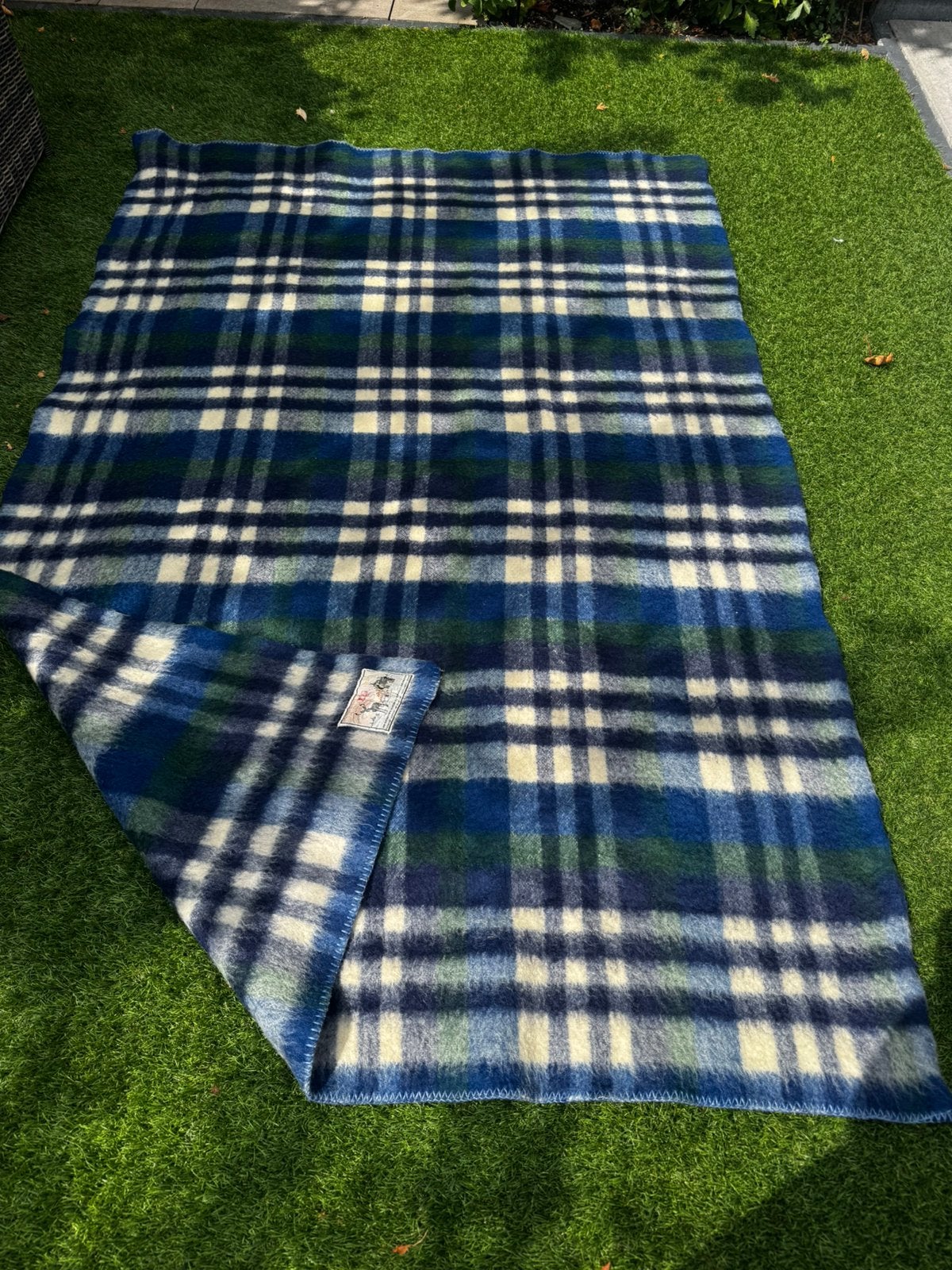 AaBe vintage wollen deken 225x145, Ophalen of Verzenden