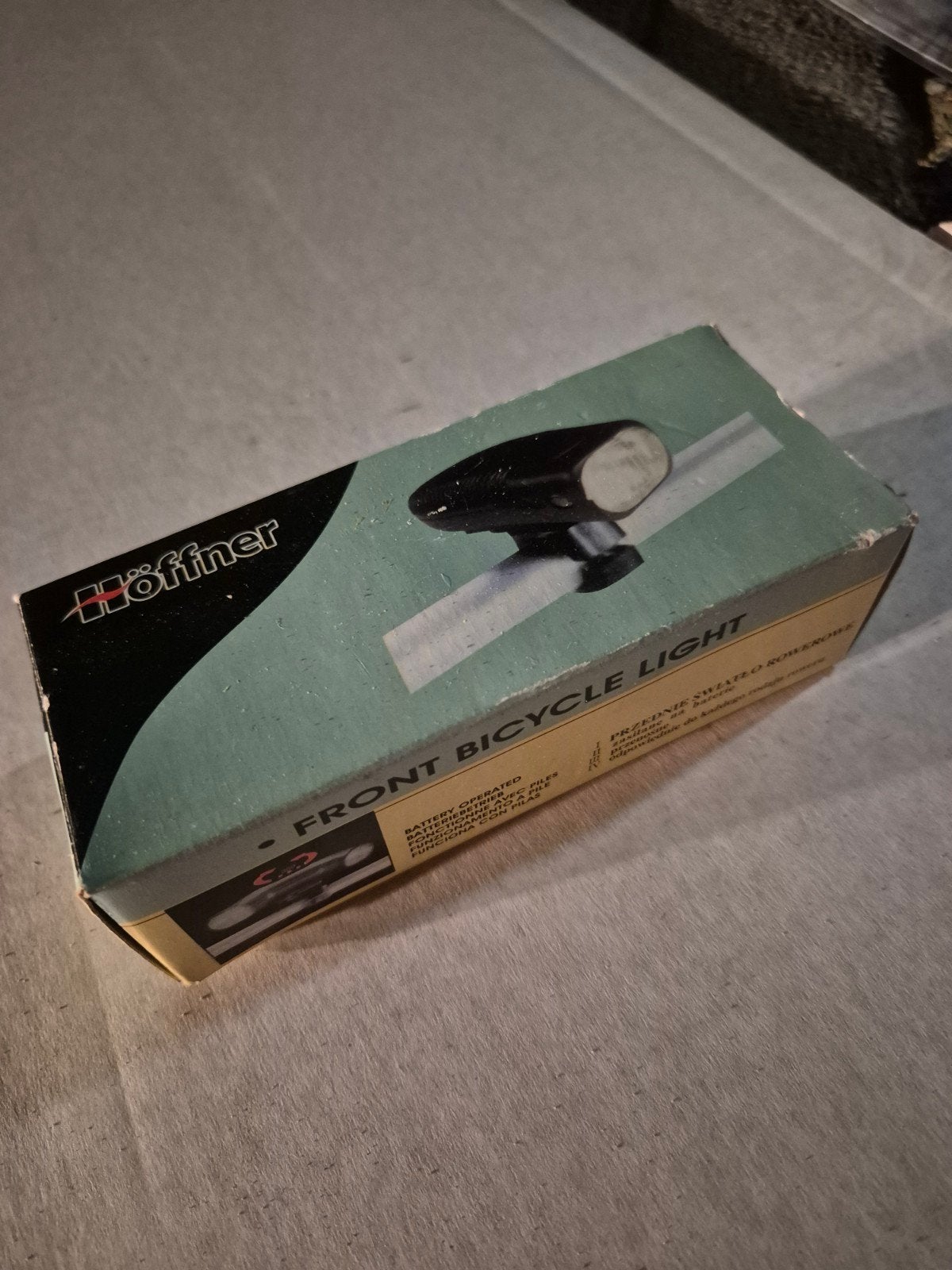 Hoffner Fietslamp - Batterij Aangedreven Voorlicht, Ophalen of Verzenden, Nieuw, Batterij, Voorlicht