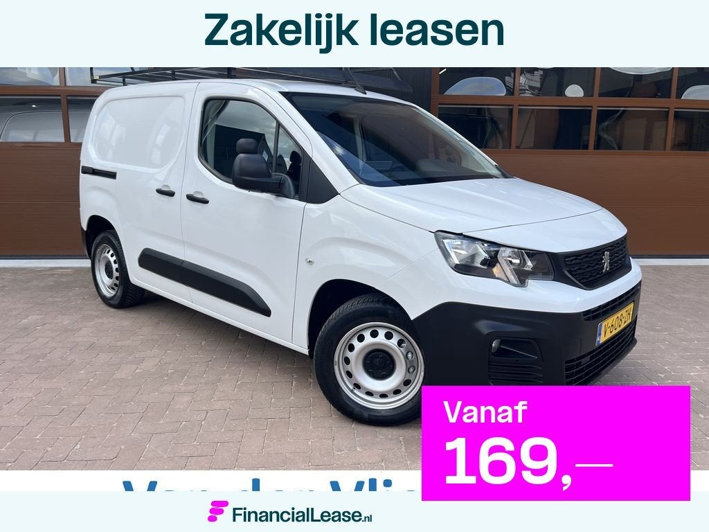 Peugeot Partner 1.6 BlueHDI 100pk Premium Lease €168p/m, A, Auto's, Bestelauto's, Bedrijf, Lease, Financial lease, ABS, Airconditioning