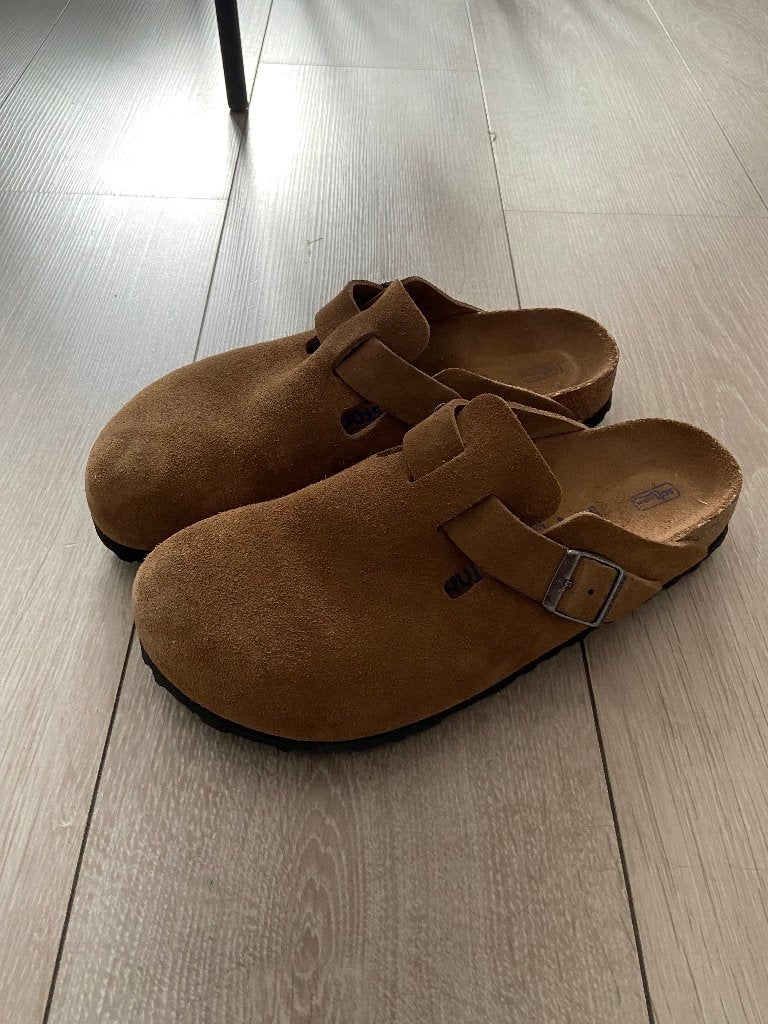 Birkenstock Boston Clogs - Maat 40 - Zo goed als nieuw, Bruin, Instappers, Ophalen of Verzenden, Zo goed als nieuw